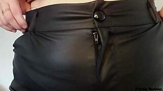 Horny Young Girl Vibrates Pussy Then Shops with Toy Inside Skirt