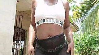 Crazybitch's tight pussy gapes wildly after fan's tortoise gift