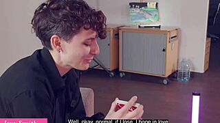 Dominant Lesbian Slaps Jeny Smith But Can't Resist Her!