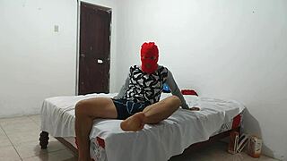 ugly american with tiny cock fails inflatable masturbation in amateur casting