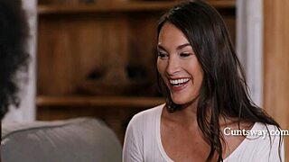 Bold Psychic Seduction Ignites Intense Lesbian Scissoring and Squirting