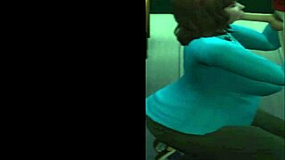 Bus driver kneels down to hungrily suck young passenger's throbbing cock mid-route