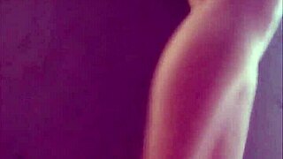 Curvy solo babe fingers wet pussy to explosive orgasm