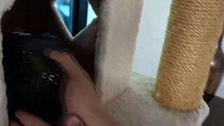 Slutty teen sneaks in to hump pillows and masturbate wildly