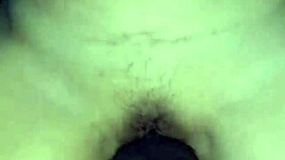 Young Teen Frots Cock On Hairy Wet Pussy