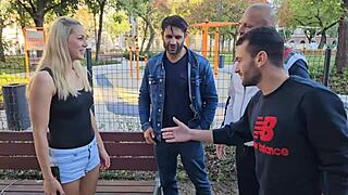 christen courtney takes 3on1 dp with gagging deepthroat ass to mouth and cum