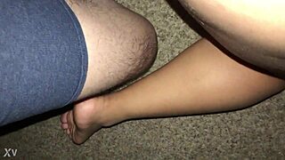 hey check out my wife taking that dildo deep doggystyle bent over