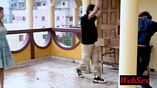 Beautiful Indian girl cheats passionately in first hardcore love sex