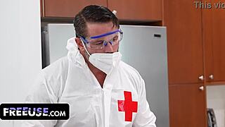 Filthy DOCTOR preys on freeuse ROOMMATES in wild threesome