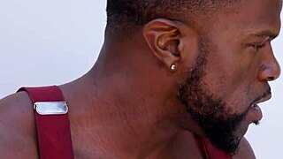 hazel moore welcomes bbc workman inside for intense play