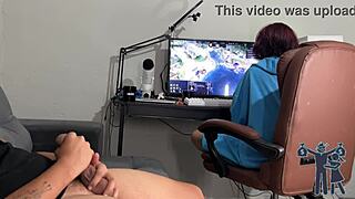 I risked whipping out my throbbing cock for this steamy Brazilian amateur encounter!