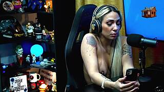 ruan asked bruna lambertini for a kiss she sat naked on his lap cock rose hard