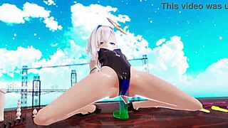 ever wonder how good riding this massive dildo really feels inside?