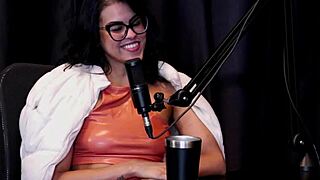 natasha fiore chases thrills in sheer red at augusta hotel