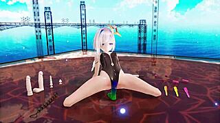 ever wonder how good riding this massive dildo really feels inside?