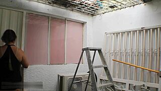 desperate housewife fucks electrician rough for payment