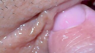 Fresh Shaved Pink Pussy Dripping Wet for Toys After Virgin Days