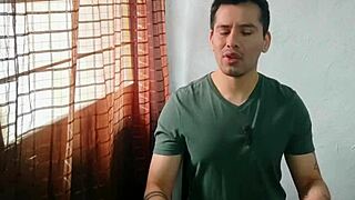 mature man barebacks bisexual taxi driver then gets monster cock pounded