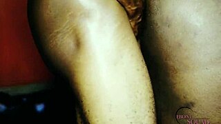 Ebony Girlfriend Deepthroats Strokes Massive Black Cock