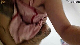 bbc stretches big booty tattooed slut pussy for deep anal creampie