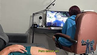 I risked whipping out my throbbing cock for this steamy Brazilian amateur encounter!