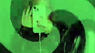 Sissy bimbo crossdresser trained as toilet slave with femdom jerk off instructions and glasses fetish