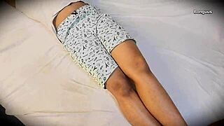 big tits beauty alone tempts intruder with squirting tight pussy voyeur tease