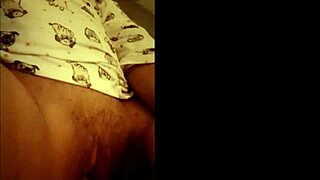 Perverted Latina Begs for Sideways Pussy Pounding on Bed Alone