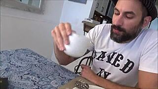 big roommate unloads deep in emo college girl's spot