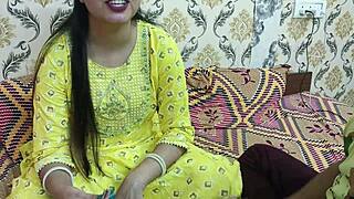 indian valentine gets dirty with tight pussy riding and cowgirl on bed with sexy dirty talk