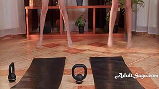 Dilf delivers explosive backdoor pounding to petite teens Candie Luciani Emily Pink