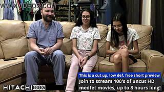 angel santana receives mandatory hitachi orgasm from tampa doctor