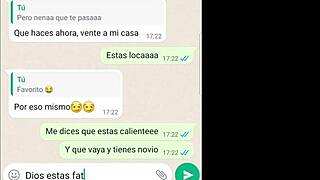 horny latina teases wildly on steamy web chat session