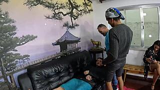 vivi marques unleashes dripping wet pussy and big ass backstage with monster cock ripping lingerie