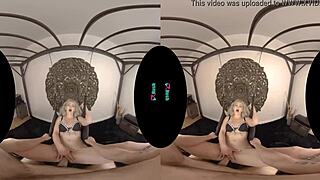 POV: SEXY BLONDE KAY CARTER BENDS OVER TO TEST YOUR SWING WITH WILD RIDES