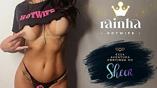 Hotwife Queen Slurps Thick Cock In Front Of Cuck Hubby!