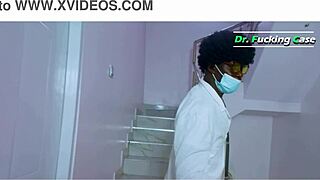 Desperate Housewife Bent Over Doggystyle by Repairman in Hardcore Cowgirl Creampie