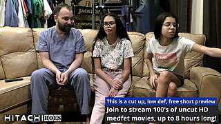 angel santana receives mandatory hitachi orgasm from tampa doctor