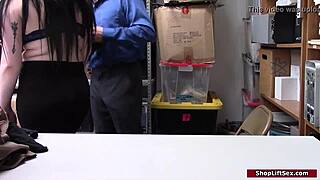 Horny Teen Shoplifter Craves Lp Officer's Rough Fuck