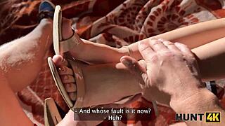 hunt4k chloe heart tight pussy railed publicly