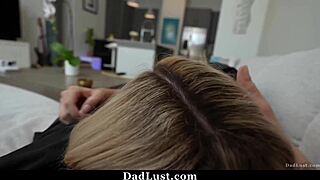 stepdaddy spanks tiny tits teen rough before missionary pounding dadlust style