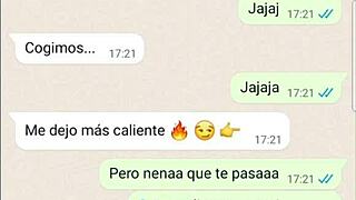 horny latina teases wildly on steamy web chat session