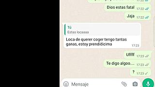 horny latina teases wildly on steamy web chat session