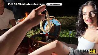 hunt4k chloe heart tight pussy railed publicly