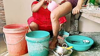 desi mature slut rides neighbor's monster cock to hardcore orgasm