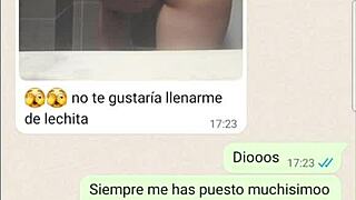 horny latina teases wildly on steamy web chat session