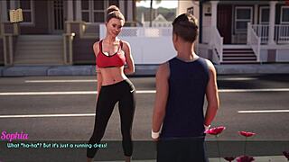 jogging milf wife with big tits ass tempts me hard