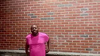 oh damn, this private strip tease rips clothes off in hot weather... facing forward