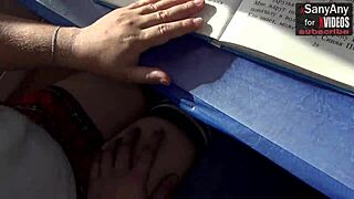 Heart-Racing Thrill of Classmate's Risky Under-Table Handjob During Lesson