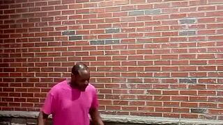 oh damn, this private strip tease rips clothes off in hot weather... facing forward